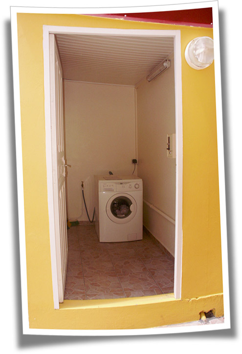 Lave-linge- g&icirc;tes Batterie