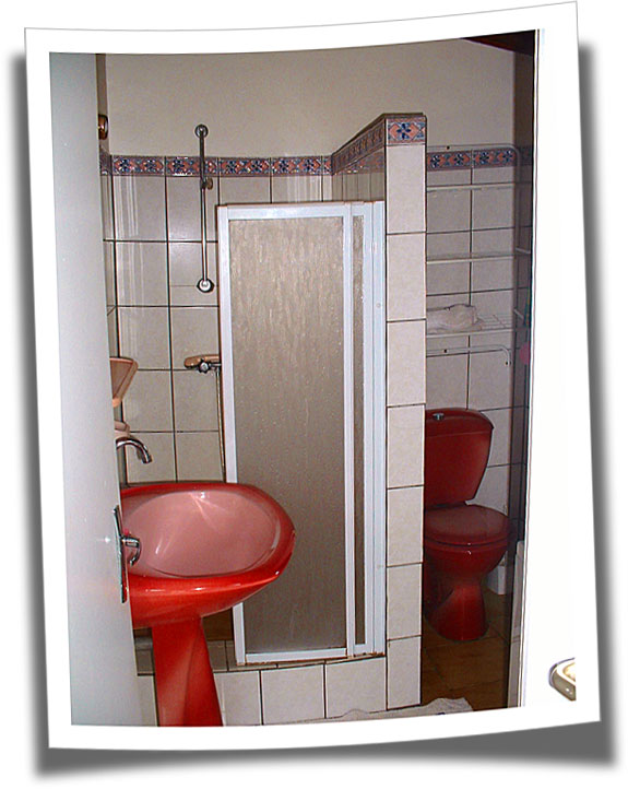 Cabinet de toilette de notre g�te de France