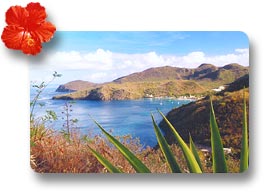 Location Martinique | Vue sur le bourg des Anses-d'Arlet depuis La Palombi�re